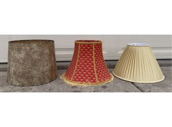 A Collection Of 3 Lampshades