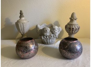 Stone And Glass Decorative Items