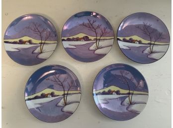 Hand Painted, Made In Japan, Decorative Small Plates