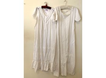 2 Gorgeous White Night Gowns One By Saybury