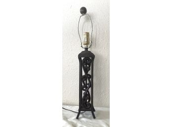 Wrought Iron Scrollwork Lamp- Shade Not Included