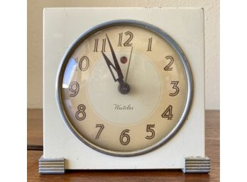Vintage Westclox Metal Clock
