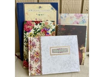 Lot Of Floral Notebooks And Journals