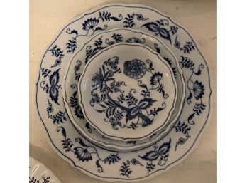 Misc. Blue China Of Varying Patterns Including Blue Nordic And Blue Danube