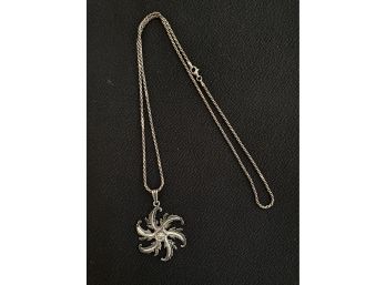 Sterling Silver Pendant & Sterling Silver Necklace