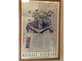 Michael Eisemann Museum Poster In Wood Frame 26x38