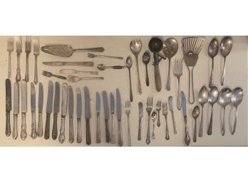 Giant Collection Of Misc. Silver Plate And Stainless Steel Silverware 2 Of 2