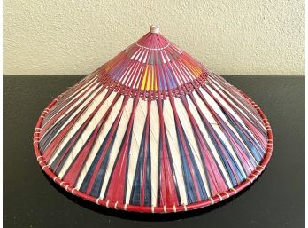 Beautiful Straw Sun Hat From Borneo