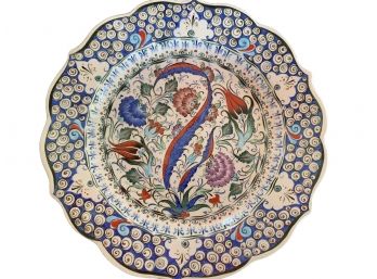 Armoni Gini Beautiful Painted Turkish Hanging Plate