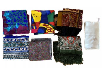 Collection Of Women's Scarves And Shawls