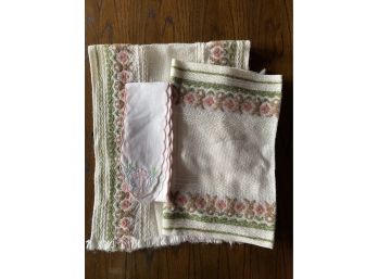 Grouping Of Table Runners And Sashes In Easter Themed Colorway