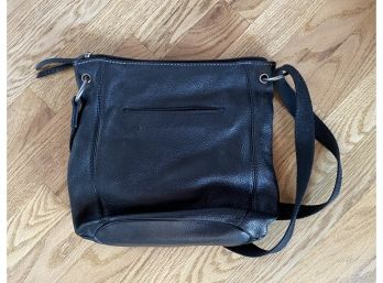 Black Leather Bag By 'the Sak'