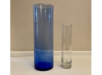 Pair Of Cylindrical Vases