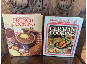 Two International Cookbooks Featuring German & French Cuisine
