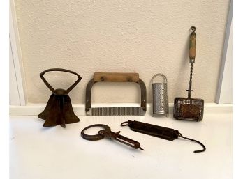 Collection Of Antique Small Kitchen Tools