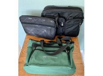 Collection Of Bags And Hurley Laptop Case