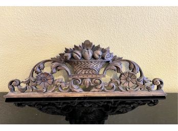 Antique Wood Crowning