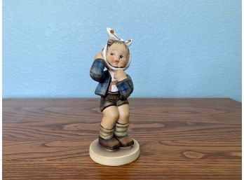 German Hummel Boy With Toothache Figurine Marked 1951