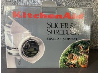 KitchenAid Slicer & Shredder Mixer Attachment- With Original Box
