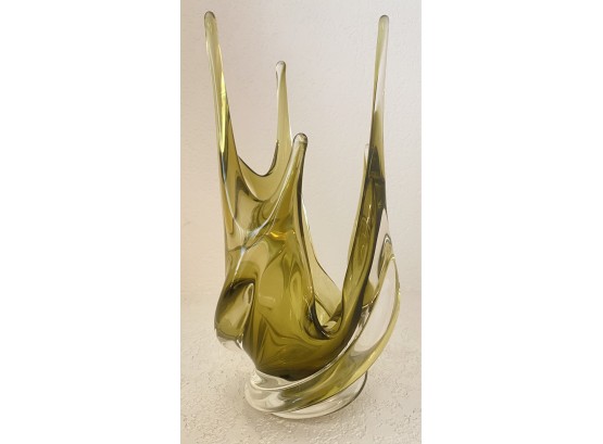 Rare Mid Century Modern Chalet Canada Swirl Glass