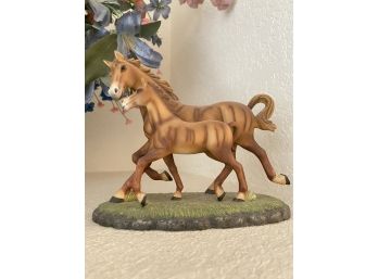 Ceramic Horses Figurine