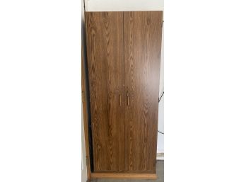 Faux Wood Storage Cabinet