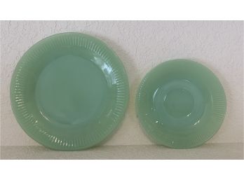 2 Jadeite Plates