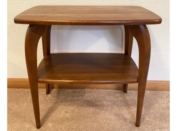 Mid Century Modern Solid Wood Side Table