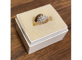 10K Diamond Ring Size 4.25