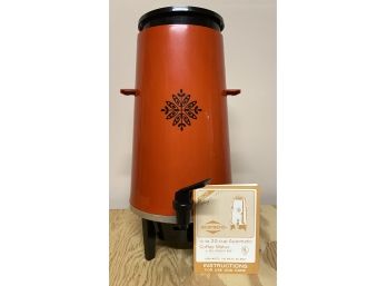 Westbend Red Coffee Dispenser