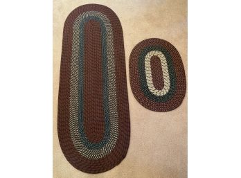 2 Braided Oval Rugs