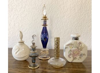 Collection Of Vintage Perfume Bottles