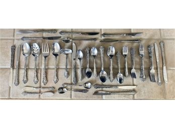 Large Collection Of International Stainless Flatware