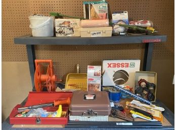 Assorted Lot Of Tools And Shop Miscellaneous Items