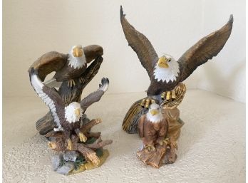 Grouping Of Eagle Figurines