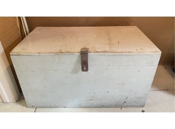 Wood Storage Box With Inside Tray