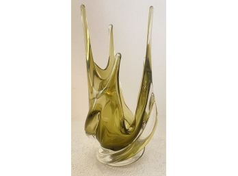 Rare Mid Century Modern Chalet Canada Swirl Glass
