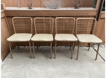 Lot Of 4 Vintage Cosco Folding Chairs