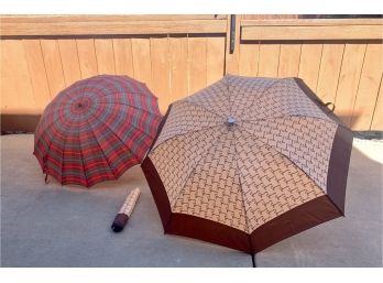 2 Vintage Umbrellas--Including Givenchy