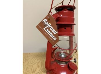 Red Oil Lamp Railroad Lantern