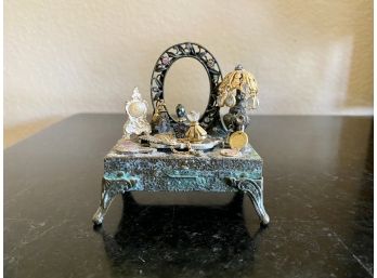 Sweet Romance USA Tiny Vanity Trinket Box