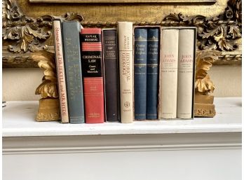 Grouping Of Books And Bookends