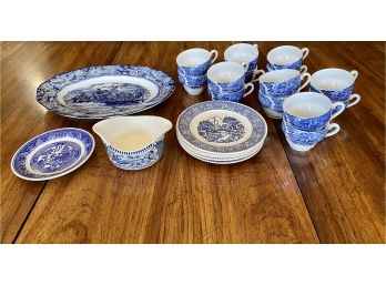 Collection Of Blue And White Miscellaneous China