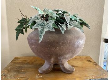 Faux Ivy In Beautiful Earthen Pot
