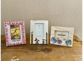 Collection Of Beach Themed Picture Frames