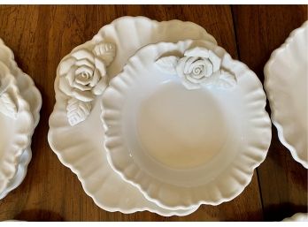 World Bazaars Inc Fanciful Rose Party Platters