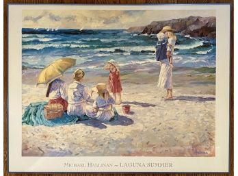 Michael Hallinan Laguna Summer Framed Print