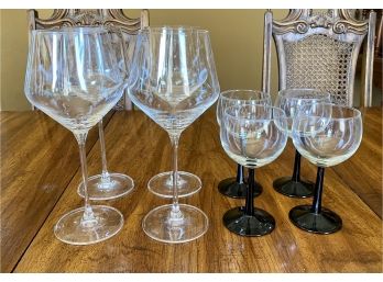 Collection Of Wine Glasses From France And Slovakia