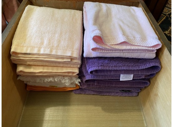 Grouping Of Hand And Bath Towels