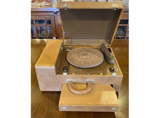 Antique Portable Phonola Turntable